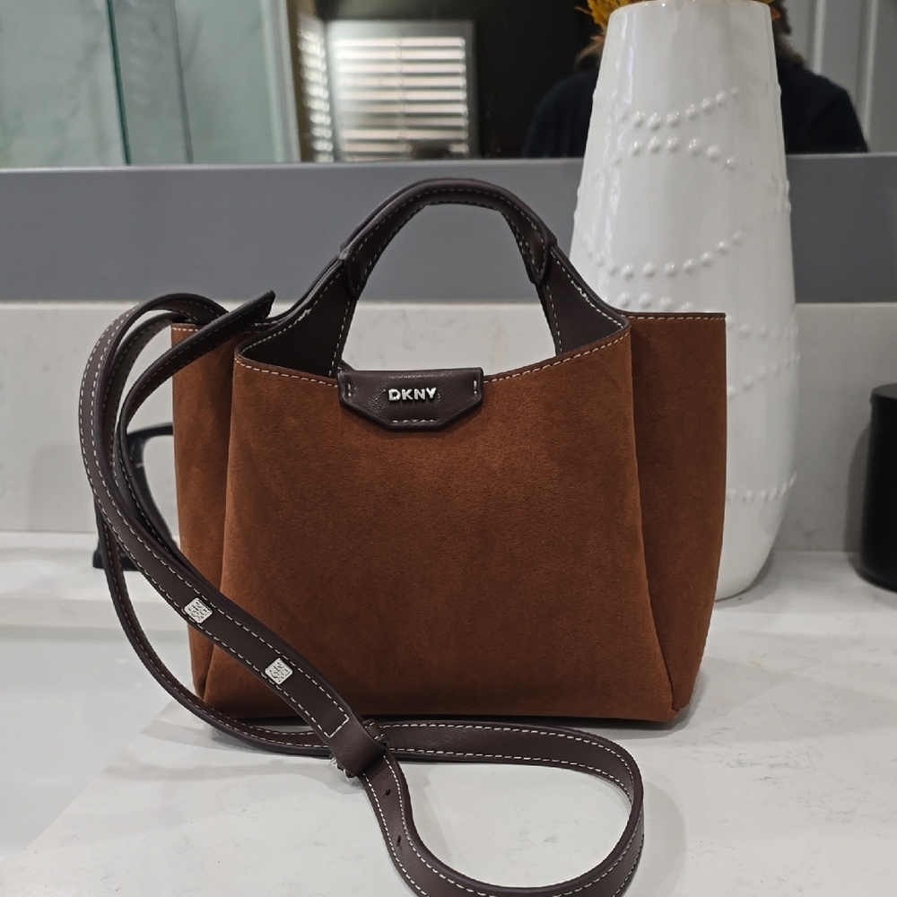DKNY Brown and Dark Brown Mini Bag